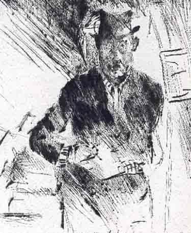 Turn your images into Sketch, Style Transfer, Online, AI, Use Style:Self-Portrait(Lovis Corinth).jpg